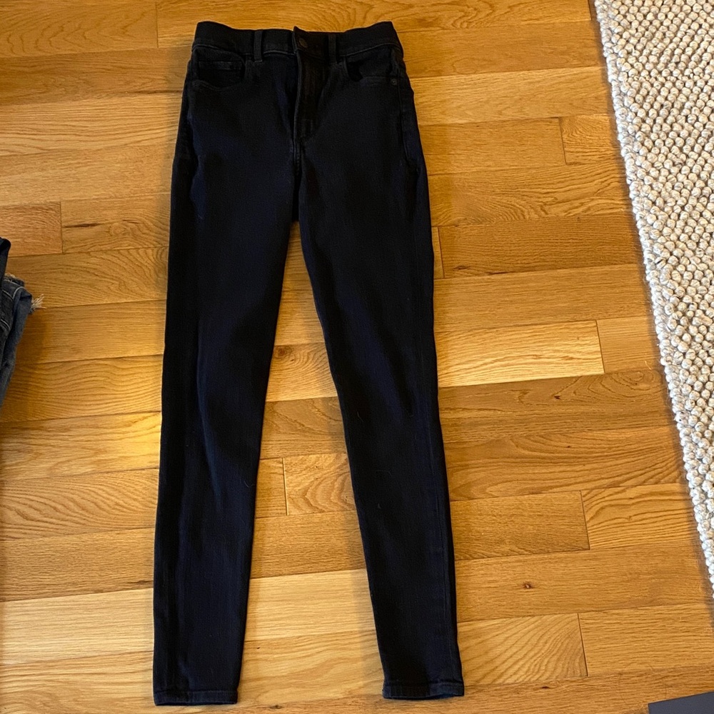 Express Classic Black Women's Jeans- super high rise